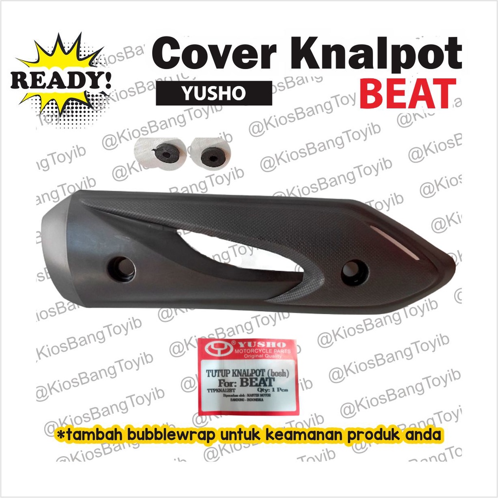 Cover Tutup Tameng Pelindung Knalpot + Bosh Honda BEAT Karbu (yusho)