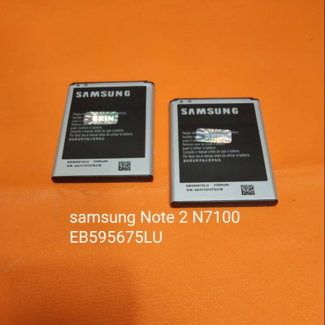 Baterai Samsung Note 2 . N7100 EB595675LU battery batre baterei