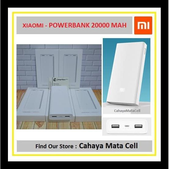 Promo Powerbank Xiaomi 20000 Mah Original Xiaomi Promo Murah :)