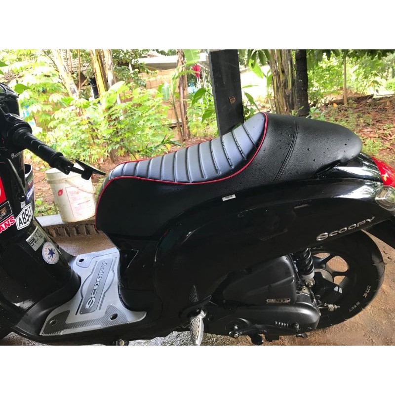 jok Honda Scoopy single seat - Jok custom scoopy karbu/jok scoopy new 2021 caferacer singleseat full