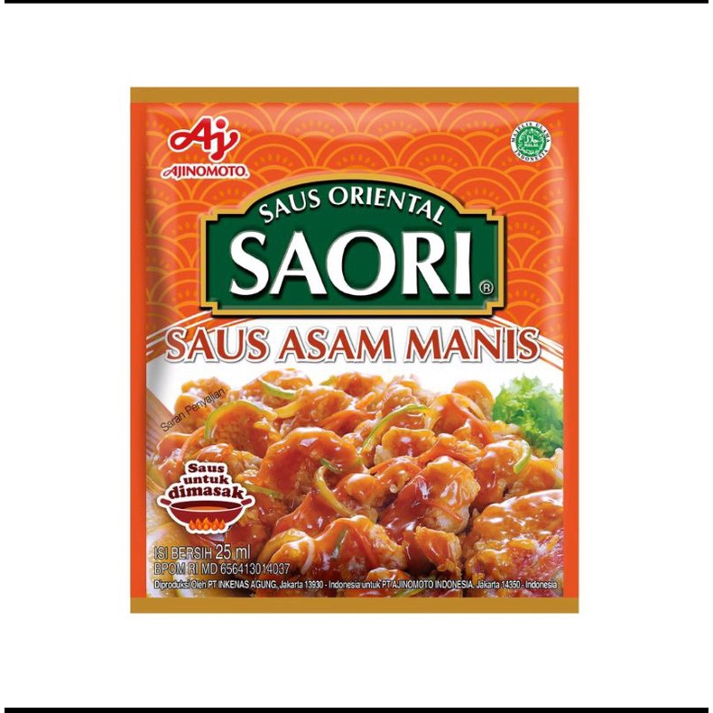 Saori Saus Asam Manis saos Oriental kemasan Sachet 26 ml