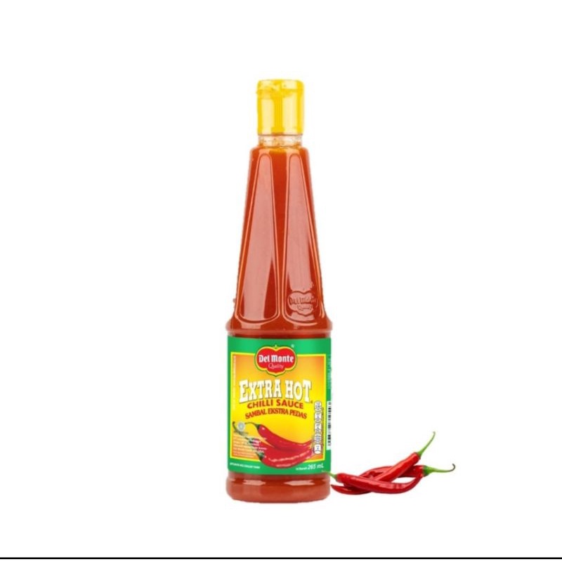 

Saos delmonte extra hot Chili saus 265ml