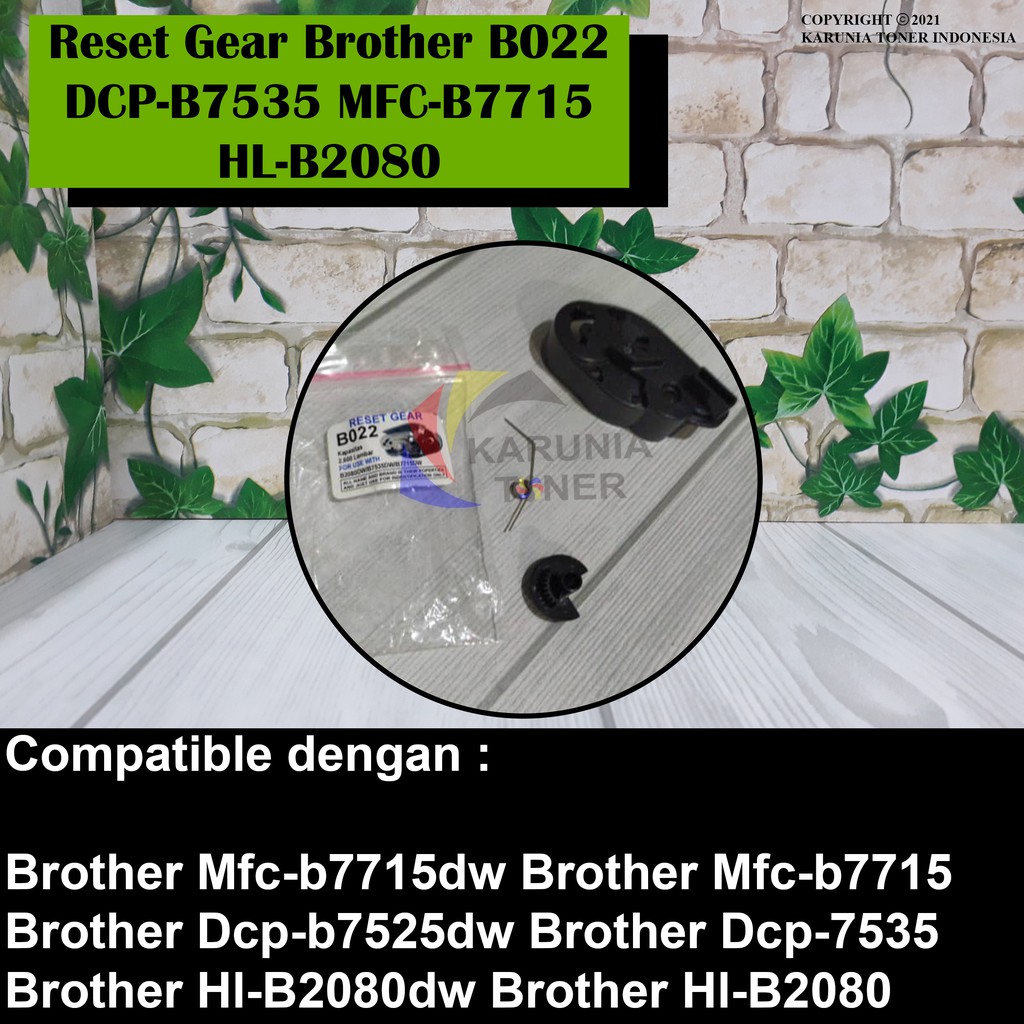 Reset Gear For Brother B022 DCP-B7535dw MFC-B7715dw HL-B2080d 7715