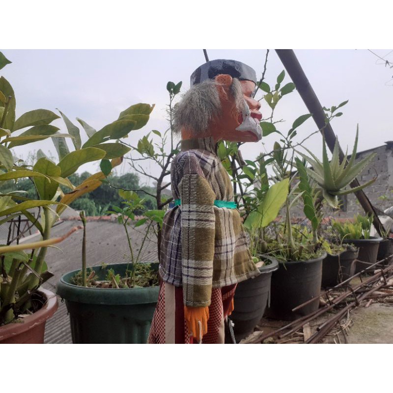 WAYANG GOLEK BUTA HAJI BUDEG PENTAS ukuran 65cm