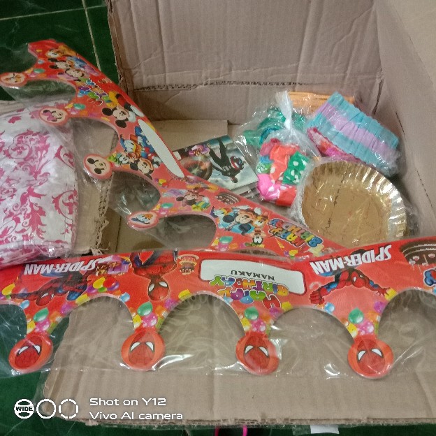 Isi 50lembar Softhandle Batik 23x25cm  Kantong Plastik Baju Souvenir Shoping Shopping Bag