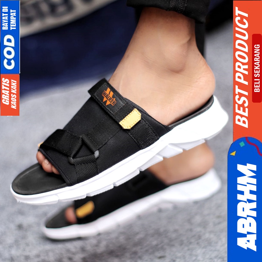 ABRHM SHOKA Sandal Slide Pria Sendal Slop Terbaru Distro