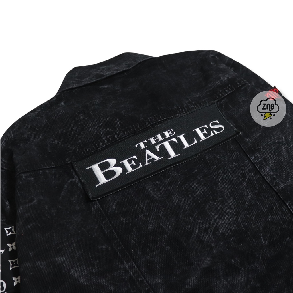 PATCH BESAR PATCH TULISAN THE BEATLES ZINBONS DENIM