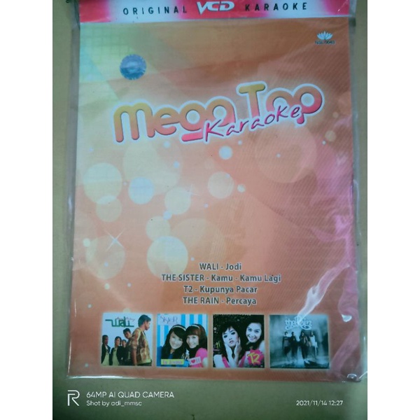 VCD original Mega top karaoke prod.nagaswara
