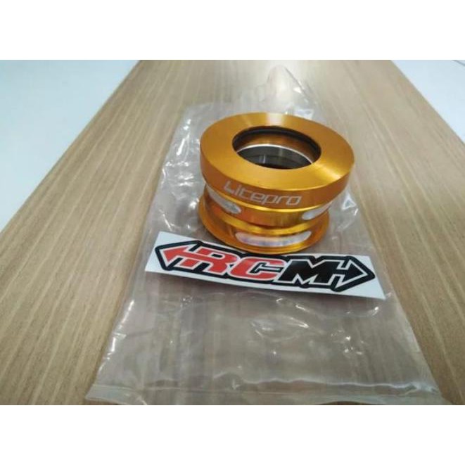 BANTALAN BEARING LAKER LAHER SEPEDA LIPAT MANGKUK SET 44MM LITEPR GOLD rcmyam1 Ayo Order