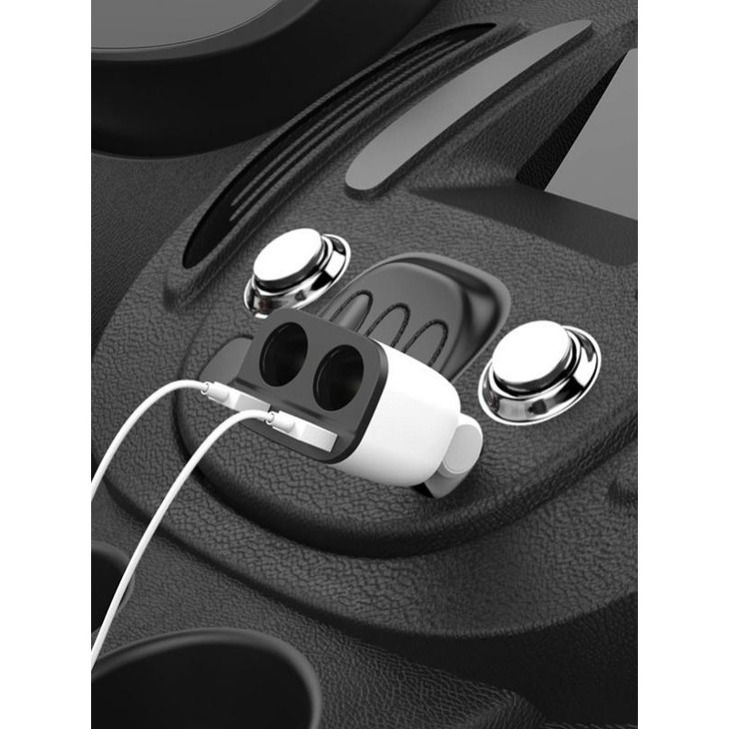 Car Charger Mobil Hoco Z28 Charger With Digital Display dual USB 3.1A