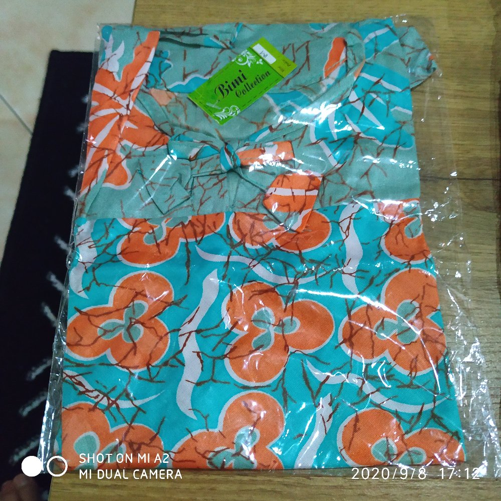 Daster Batik Anak Perempuan 3,4,5 Tahun Warna Soft