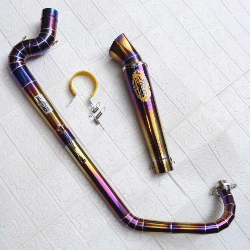 KNALPOT KANAN KOBRA JT RACING STEP STANDAR VIXION OLD NEW CB150R CBR SATRIA FU MX DLL