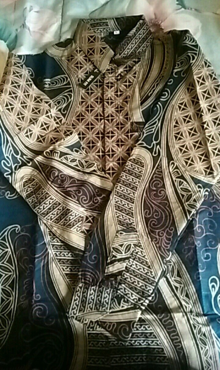 Baju Batik Pria Modern Batik Pria Lengan Panjang Modern Baju Batik Pria Slimfit Kemeja Batik Pria