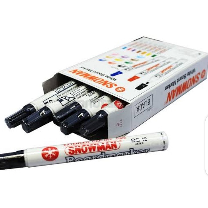 

Terlaris Promo Spidol Snowman Whiteboard Hitam/Pack Hot Sale
