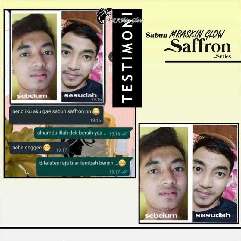 [SIMURAH] SABUN MRASKIN GLOW SAFFRON SERIES ORI / MRA SKIN GLOW / SABUN SAFFRON