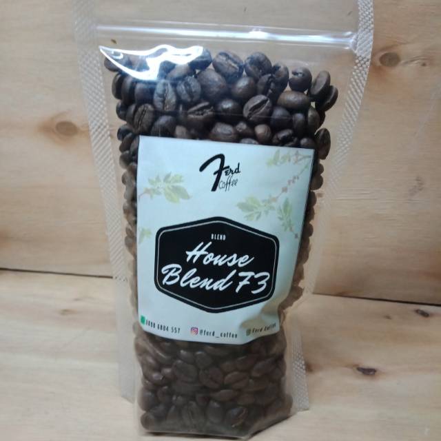 

Kopi Houseblend 73 200gr Biji dan Bubuk.