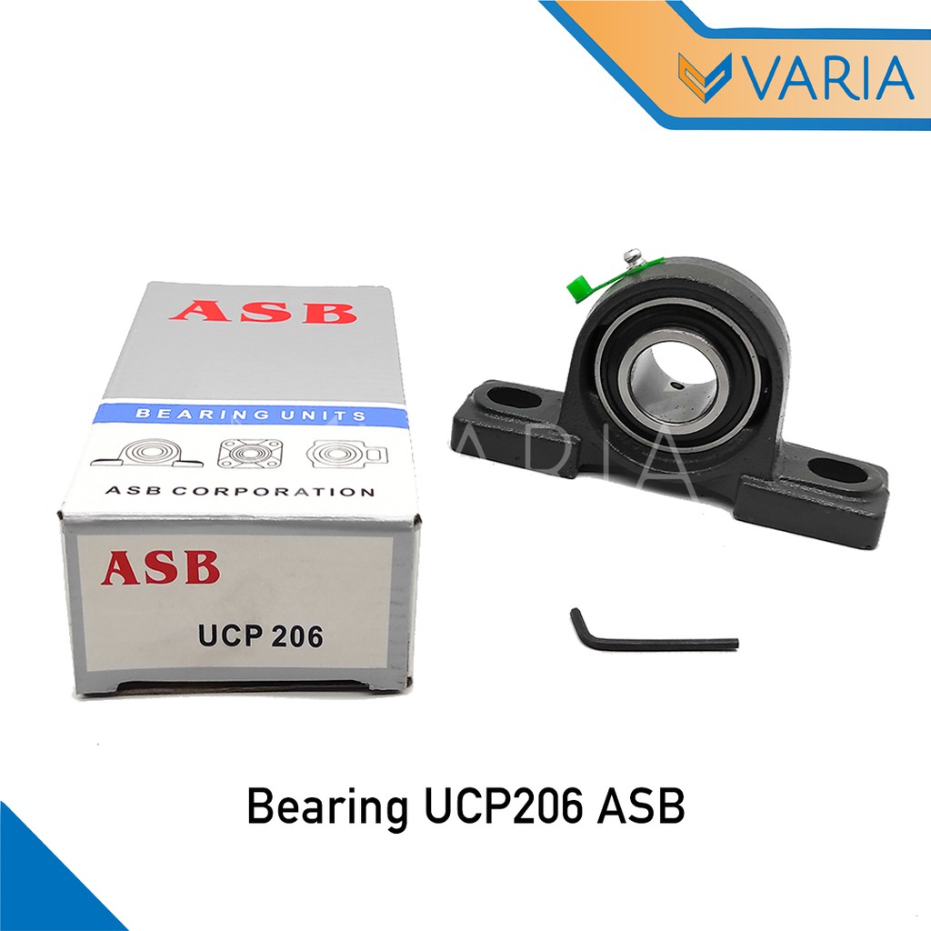 Bearing / Laher Pillow Block Duduk UCP 206 As 30 mm ASB