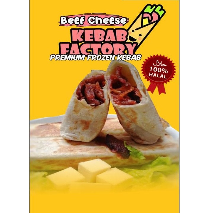 

[Kebab Factory] Mini Kebab Frozen BeefCheese 600 Gram 10 pcs