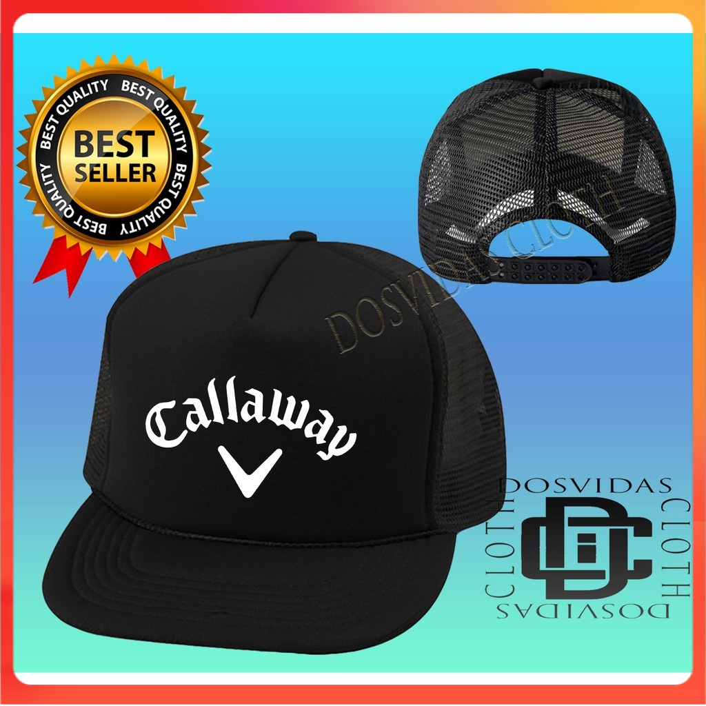 BERKUALITAS Topi Trucker Jaring CALLAWAY GOLF Keren Pria Wanita CALLAWAY COD