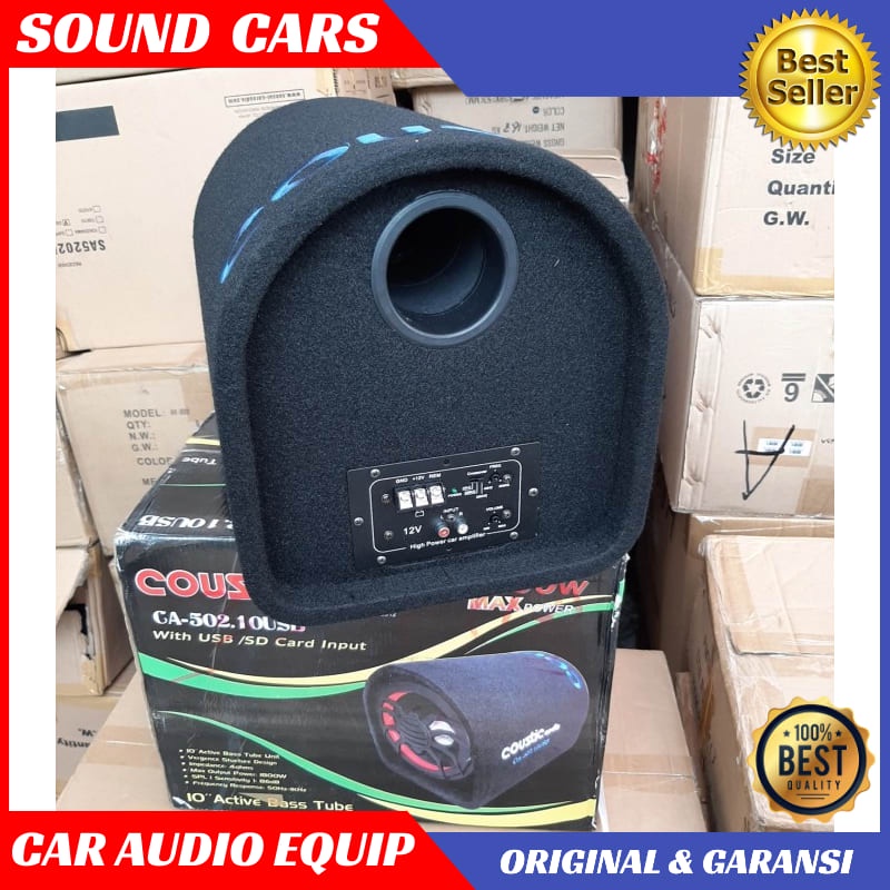 Jual Murah Bastub Aktive 10 inch Subwoofer Aktiv Basoka / Tabung Best Quality Garansi