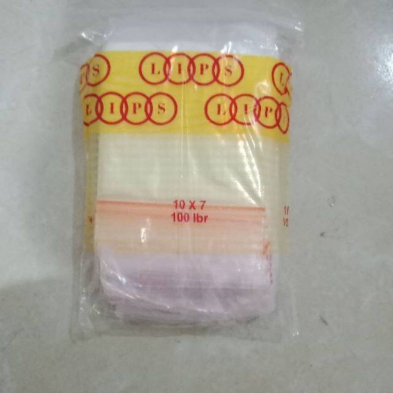 (ISI 100) Plastik Klip 7x10 / Zipper Lock / Kantong Obat