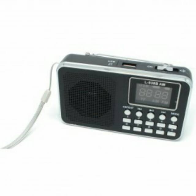 FM Radio MP3 Player - L-938 - Black