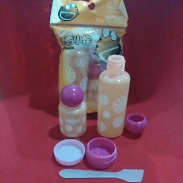 Paket botol kosong kosmetik 3 in 1