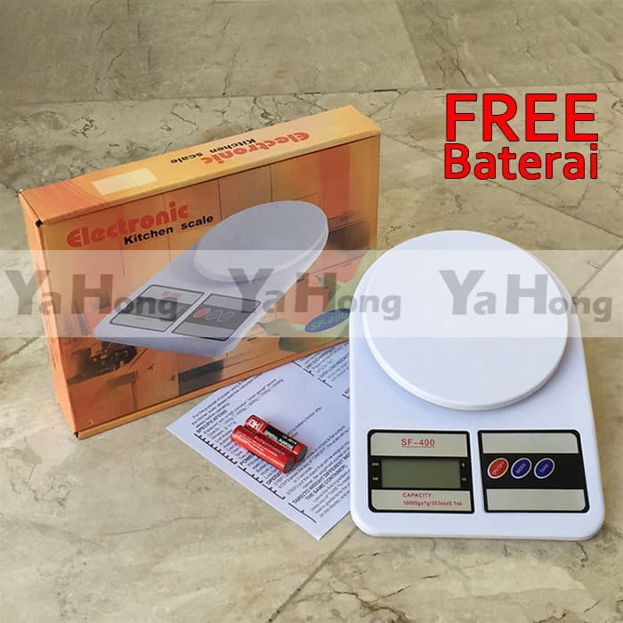 Timbangan Digital / Timbangan Dapur Kue SF400 Kitchen Scale Cookies 10kg 1g