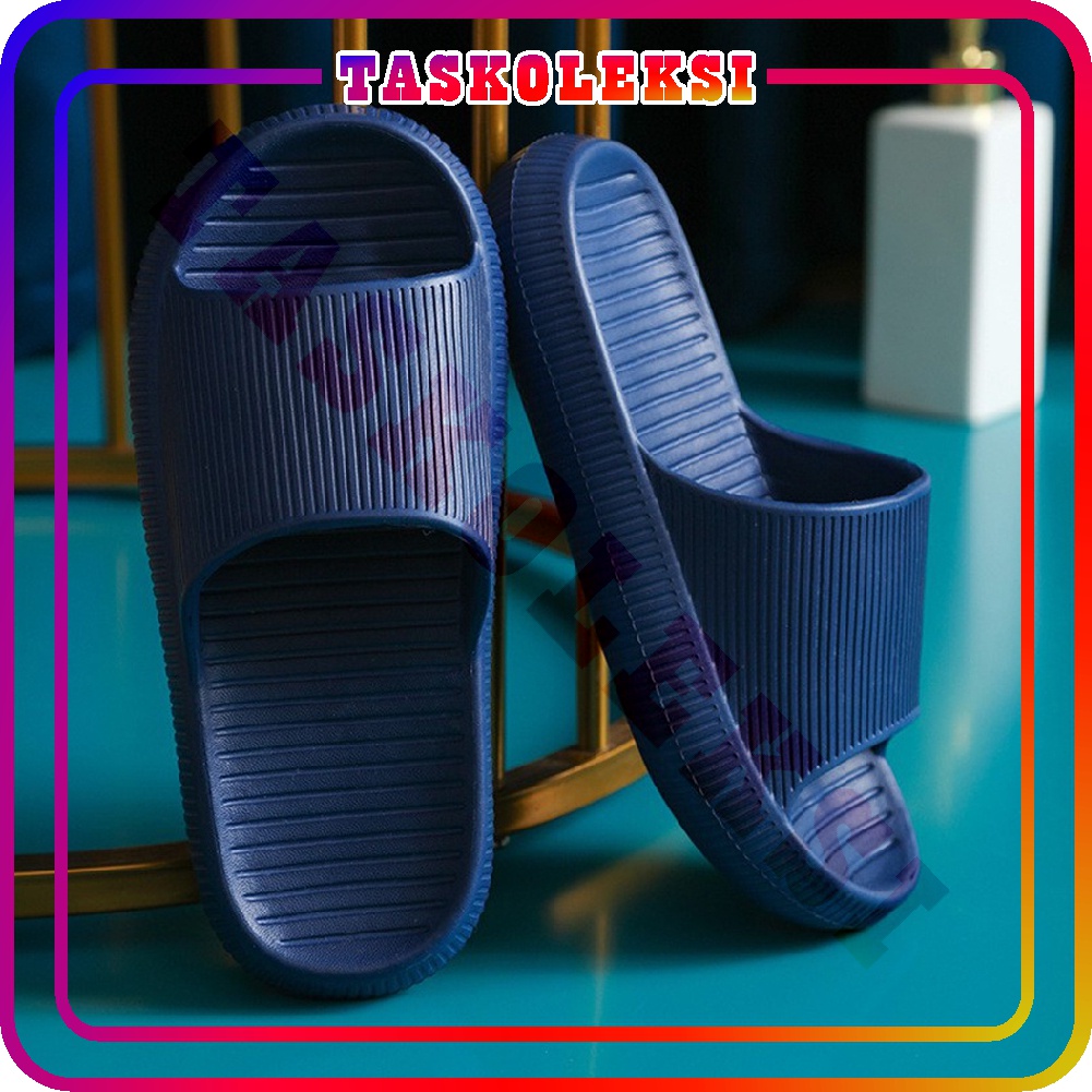 ☛TK☚ R619 Sendal Jelly Sandal Rumah Berkualitas Outdoor Indoor Nyaman Polos Empuk Nyaman Elegan Modis Extra Tumit Sandal Rumah