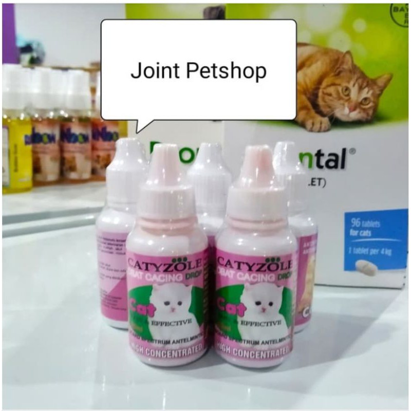 Catyzole obat cacing 30ml/obat cacing kucing