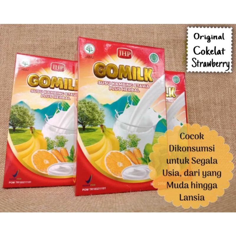 

GO MILK Susu Kambing Etawa + Herbal