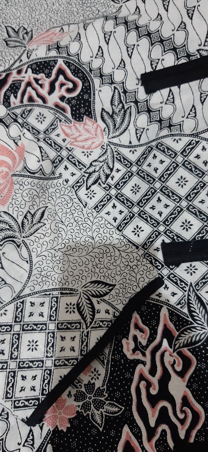 Tunic Monica Parang #3 Batik Casual Tunik Seragam Kerja Kantoran Muslim Warna Jadul Jumbo