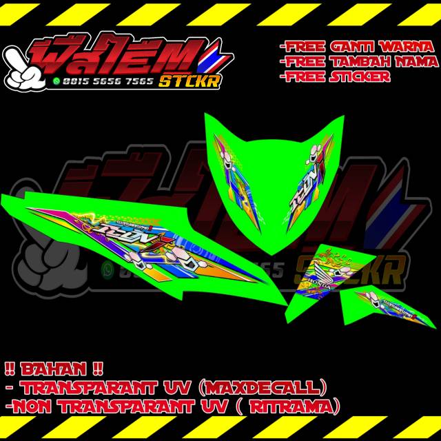 Striping Transparan Beat Fi Icon 02