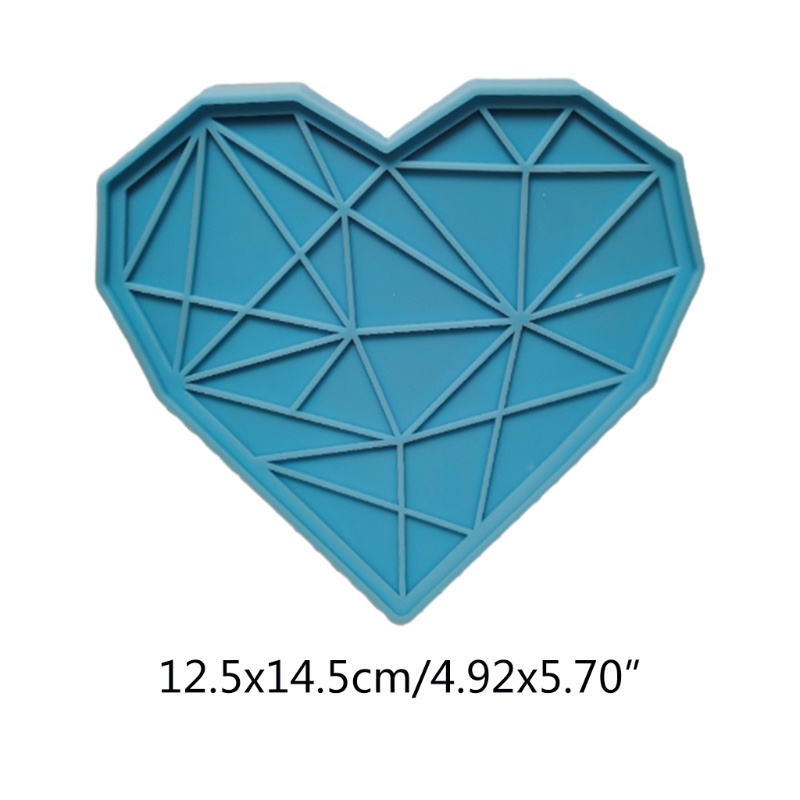 SIY  Epoxy Resin Mold Diamond Heart Jewelry Casting Silicone Mould DIY Crafts Plaster Soap Aromatherapy Wax Making Tool