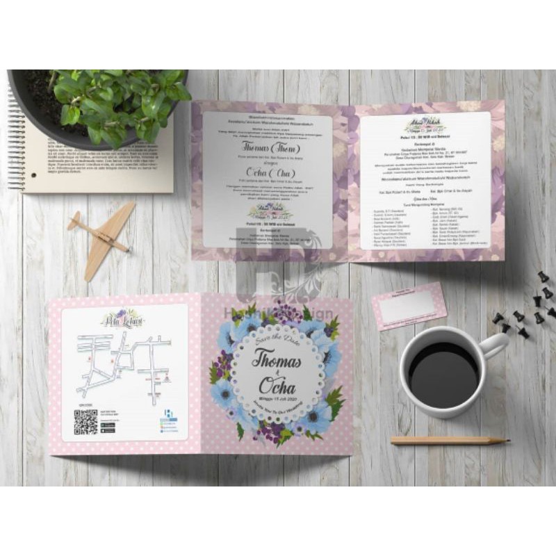 Undangan Pernikahan Rustic, Elegan, Undangan Kekinian