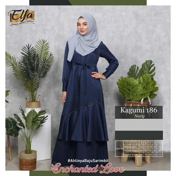 GAMIS TERBARU ETHICA KAGUMI 186 NAVY