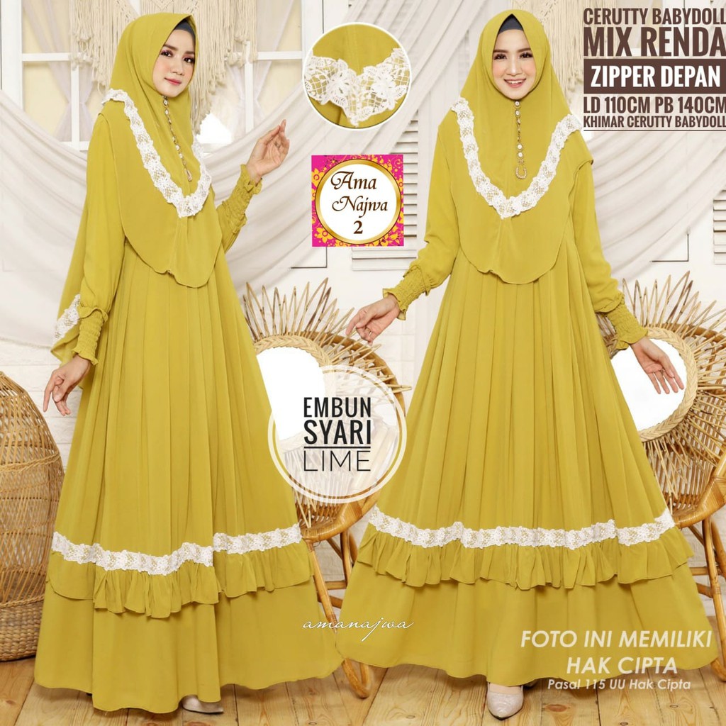 GAMIS EMBUN SYAR'I