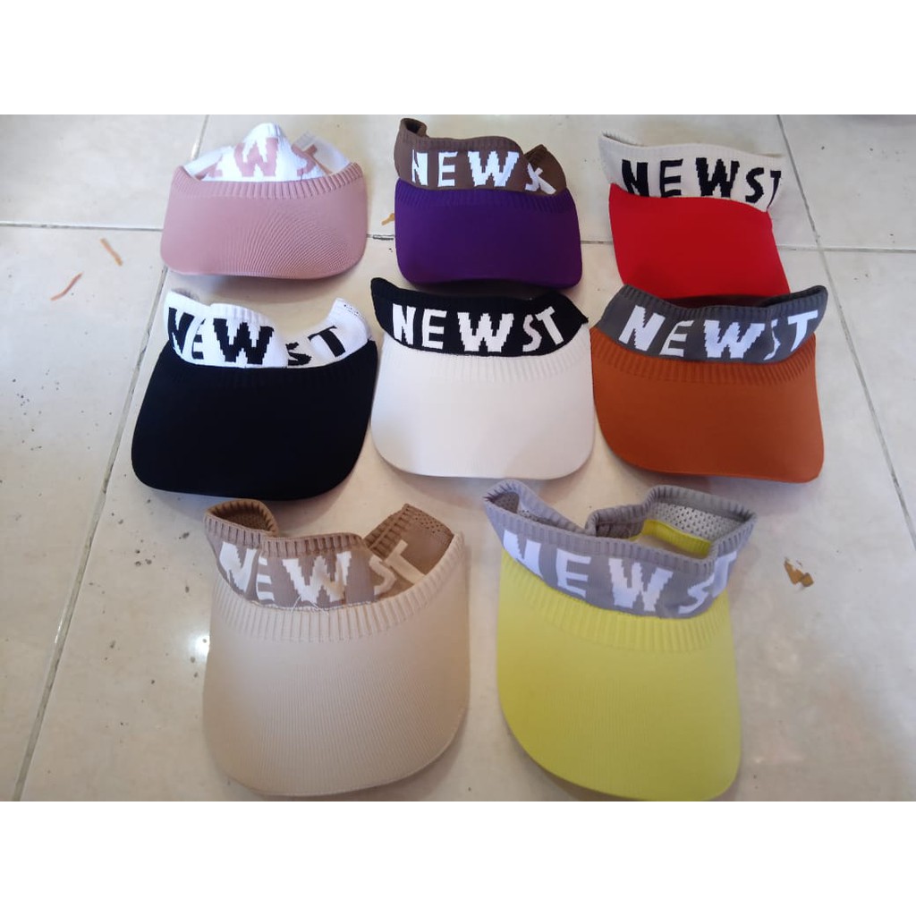 Topi Senam/Topi Joging/Topi Gowes/Topi Zumba Wanita/Topi Golf NEWST