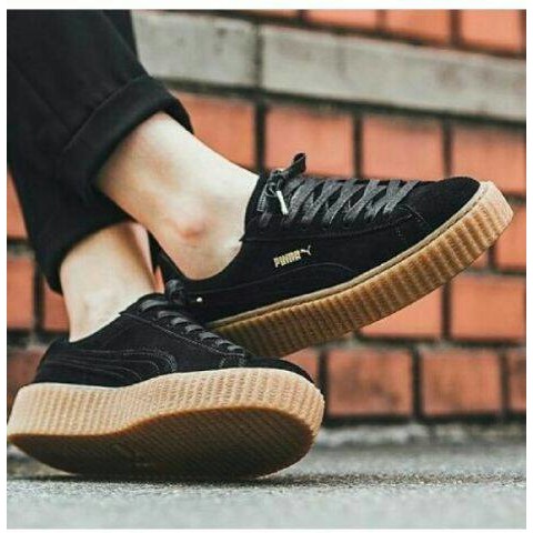 🔥TERBARU🔥SEPATU KETS US PUMA HITAM SNEAKERS WANITA KEREN UNIK CANTIK