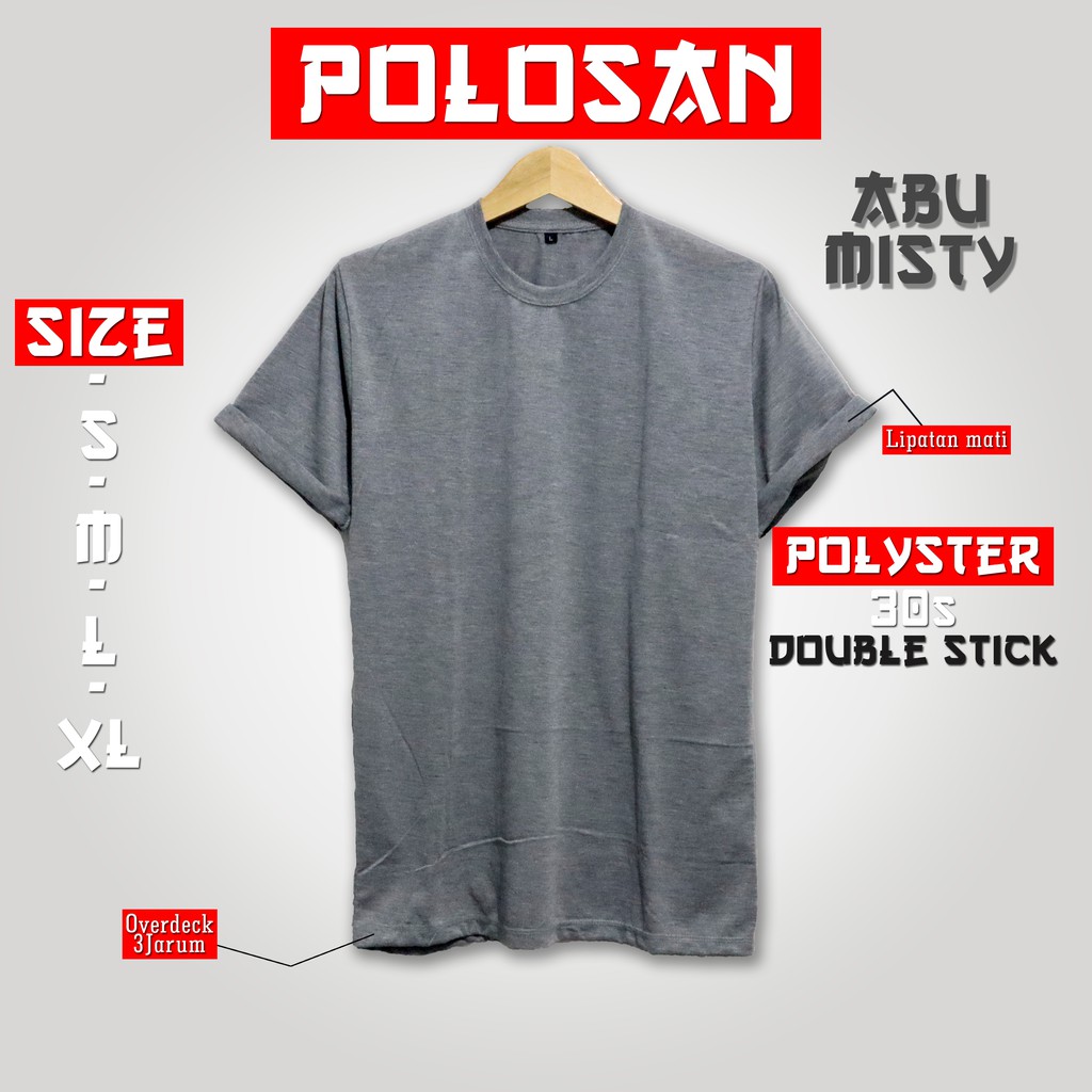 Kaos polos pabrikan distro 30s lengan lipat