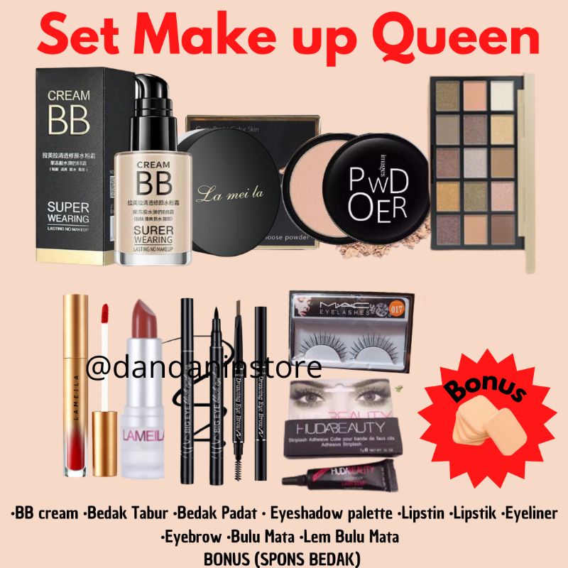 COD Kosmetik Lengkap 1 Set Make up Set paket kecantikan Makeup Perawatan Wajah Wanita Lengkap Murah Hampers Kado Ulang Tahun Box Seserahan Pernikahan