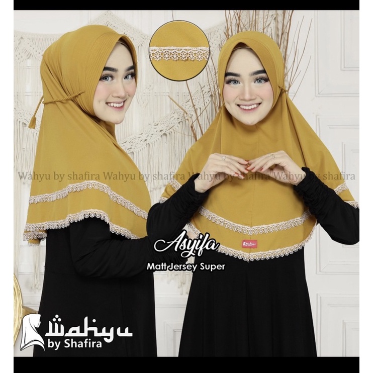 hijab asyifa  ori wahyu / wahyu by safira /  asyifa ori wahyu bu safira