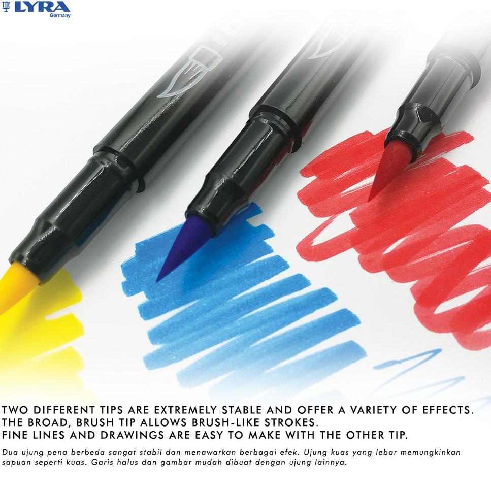 

B7V [BMS Surabaya] LYRA Brush Pen / Aqua Brush Duo Set 6⋆ (Kirim Langsung)Laris ➜