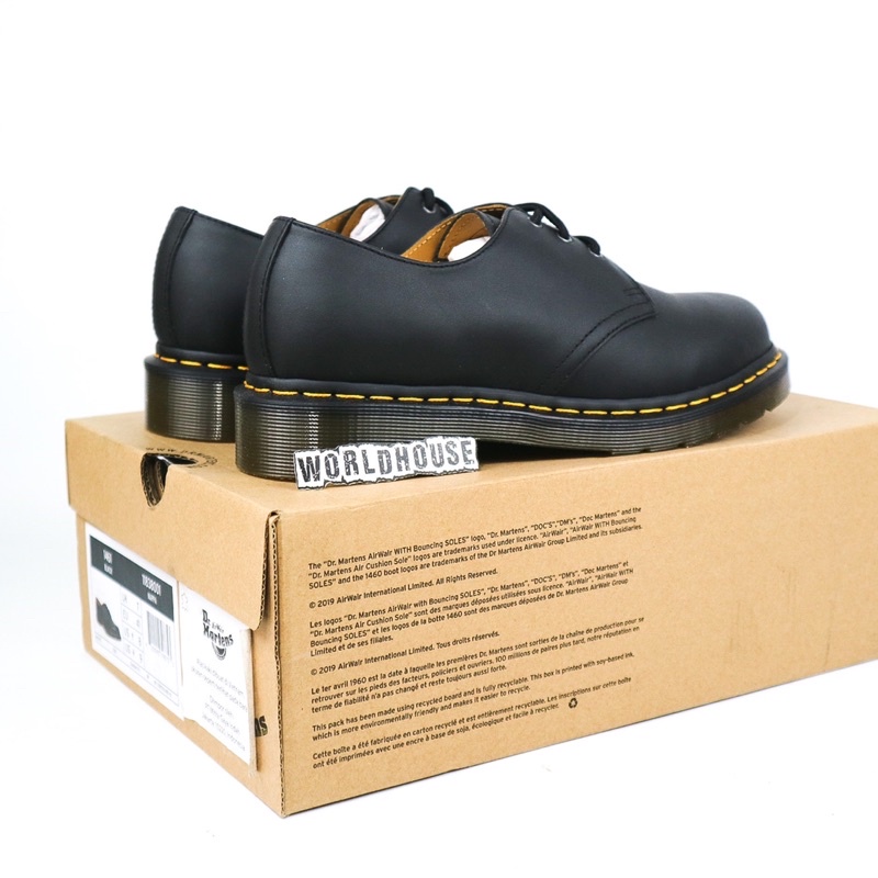 Dr martens 1461 black nappa original