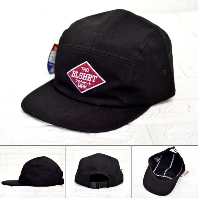 Topi Pria Five Panel Hat Original Lokal brand Bullshirt
