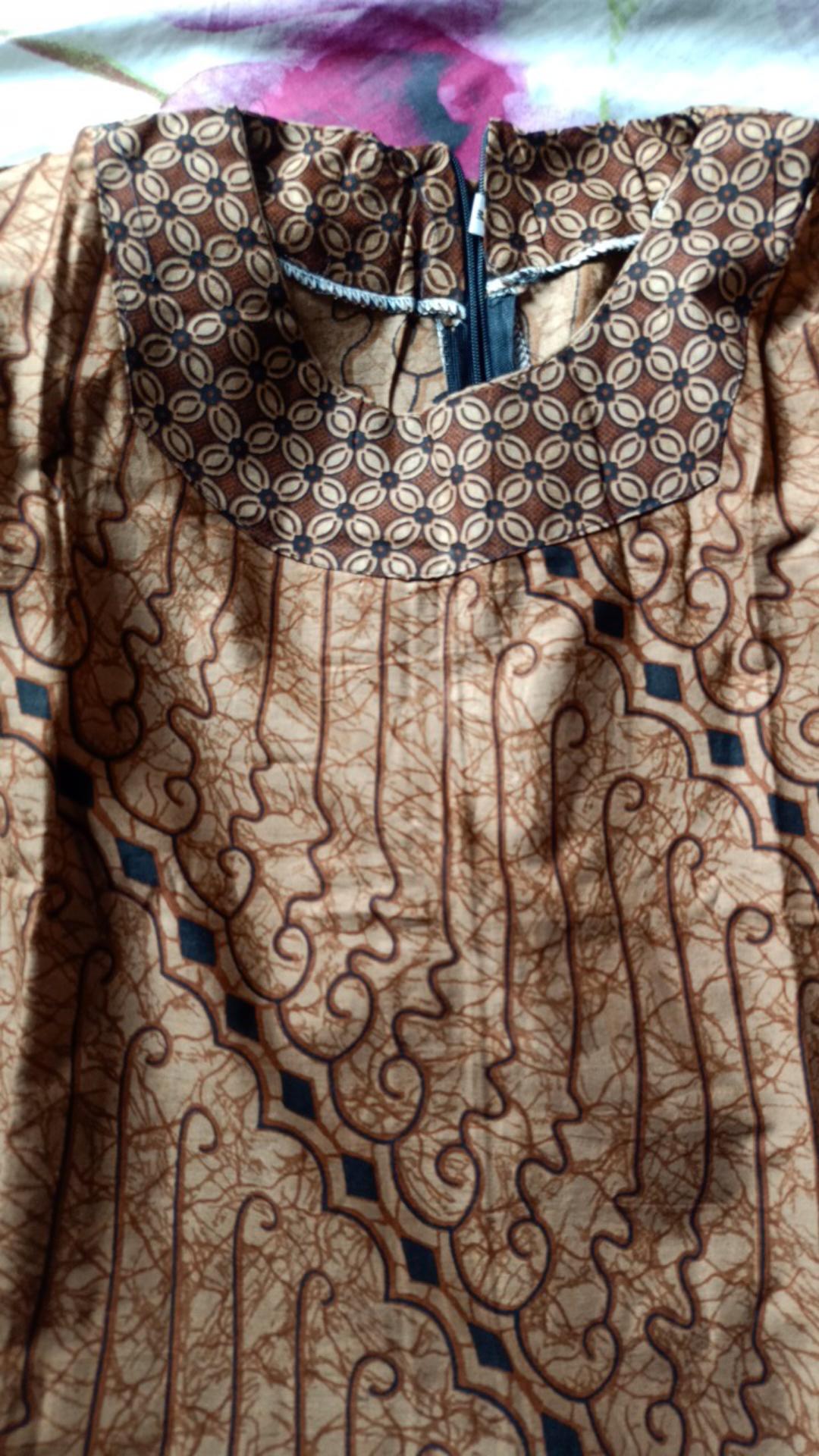 Terlaris Serut Genes Jelita Tunic Navbor Yelbor Whitbor Creambor Tunik Batik Modern Hrb030 Dolbi Dob