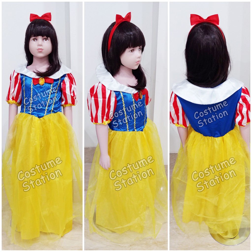 Kostum Putri Salju / Costume Disney Princess Snow White anak perempuan