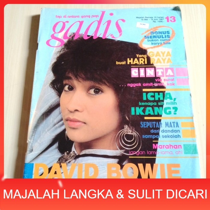 Majalah GADIS No.13 Mei 1987 LINA Langka