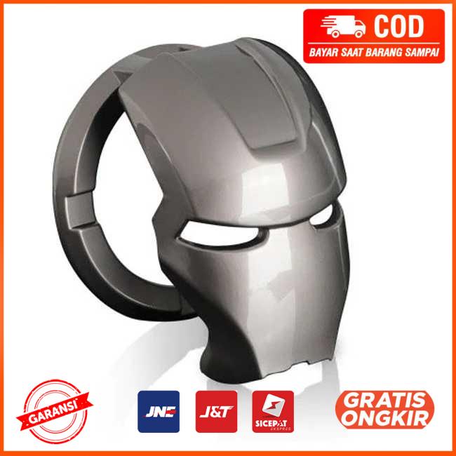 Cover Tombol Start Stop Engine Mobil Iron Man - MV01