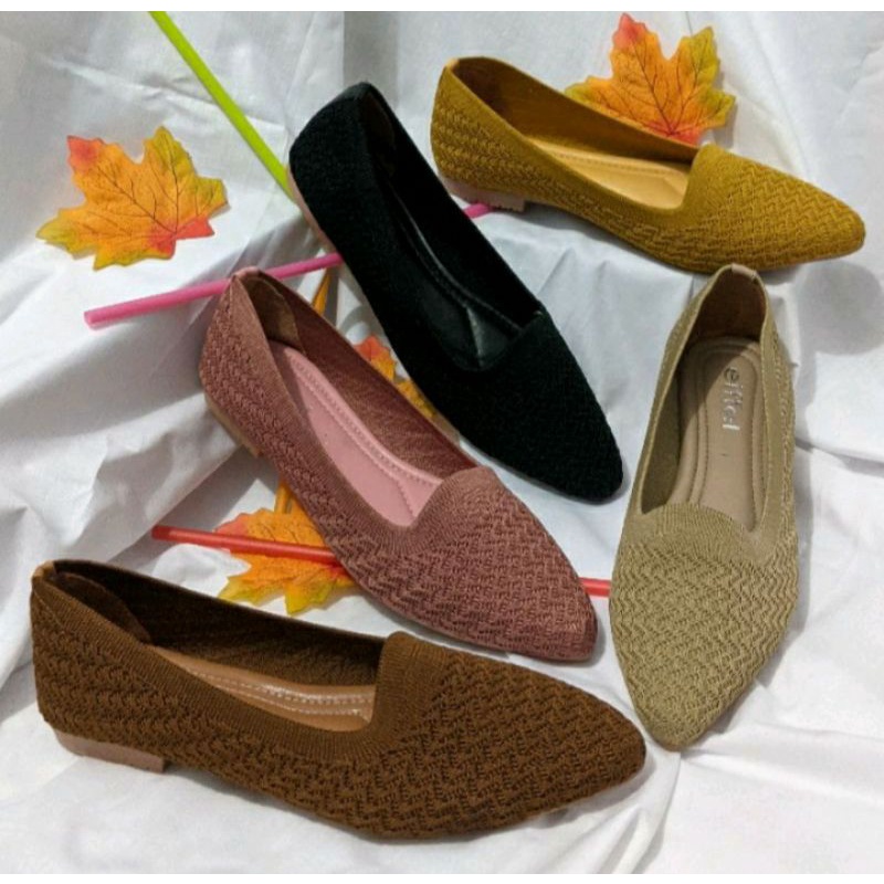 FlatShoes Khaira Upper Rajut